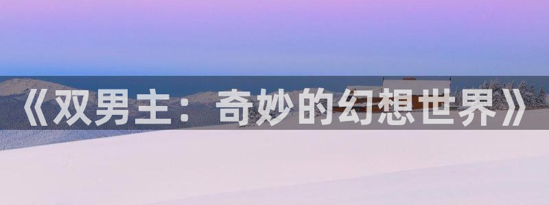 羞羞漫画在线观看入口免费：《双男主：奇妙的幻想世界》